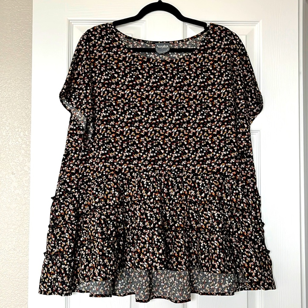 Arula Babydoll Ruffle Top